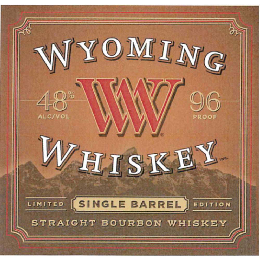 Wyoming Whiskey 5 Year Old Single Barrel Bourbon - Main Street Liquor