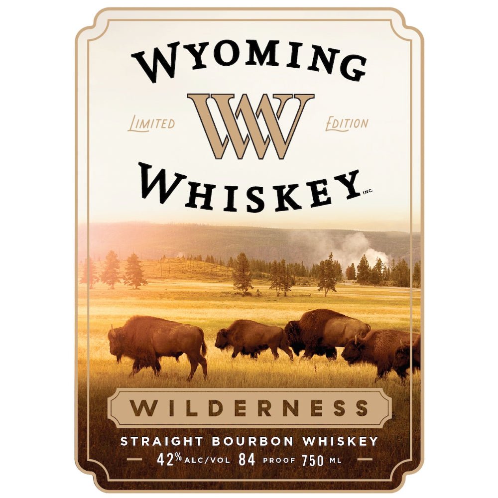 Wyoming Whiskey 5 Year Old Wilderness Straight Bourbon Bourbon Wyoming Whiskey   
