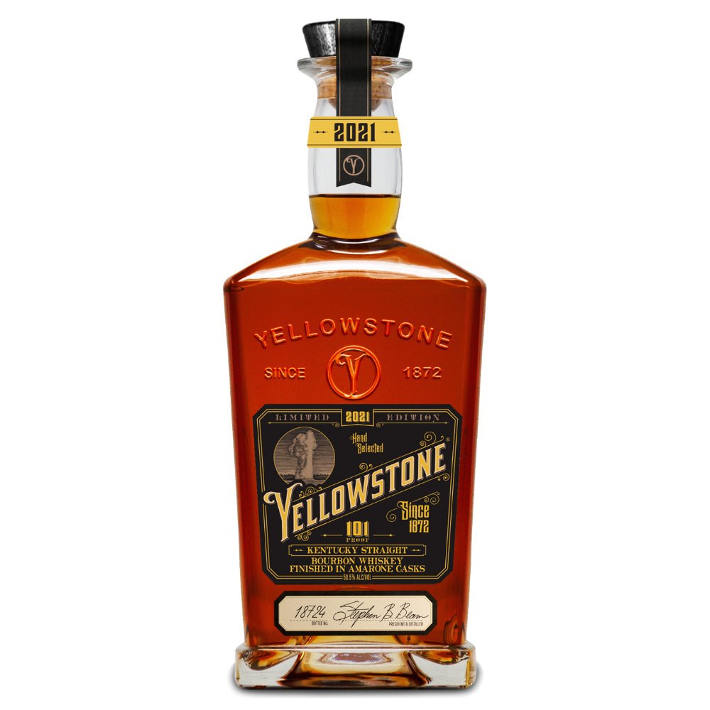 Yellowstone 101 Proof Limited Edition 2021 Finished In Amarone Barrels Bourbon Yellowstone   
