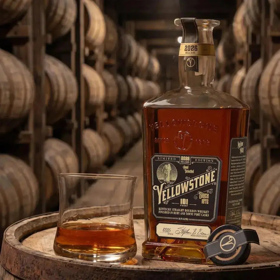 Yellowstone 2026 Limited Edition Bourbon Finished in Ruby and Tawny Port Casks