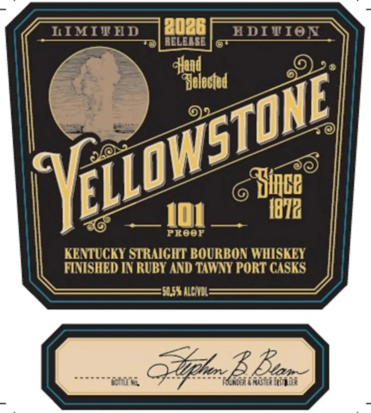Yellowstone 2026 Limited Edition Bourbon Finished in Ruby and Tawny Port Casks 2