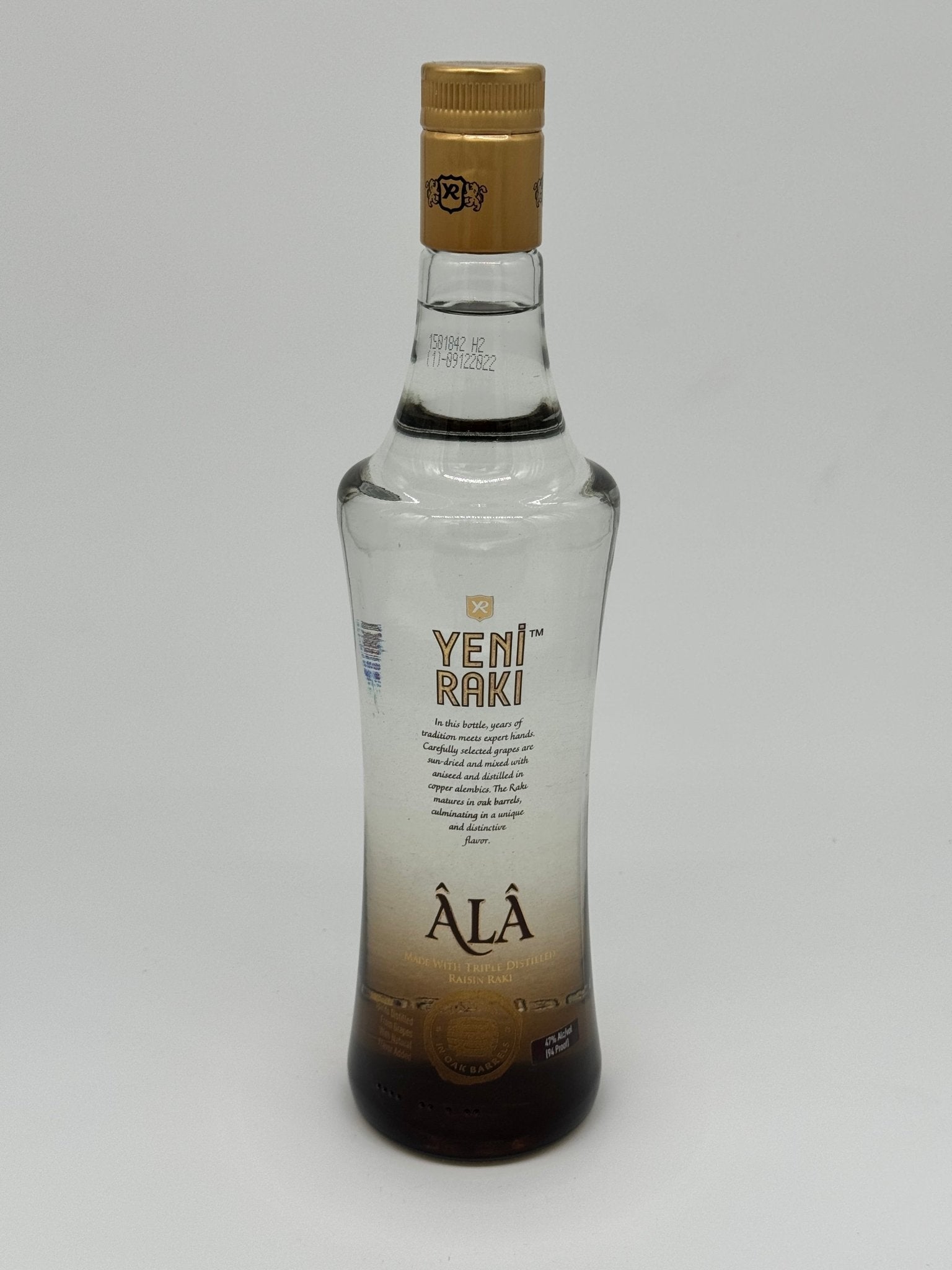Yeni Raki Ala 750ml – Triple Distilled Premium Raisin Raki