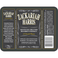 Thumbnail for Zackariah Harris Kentucky Diluted Bourbon Bourbon Black Ridge   