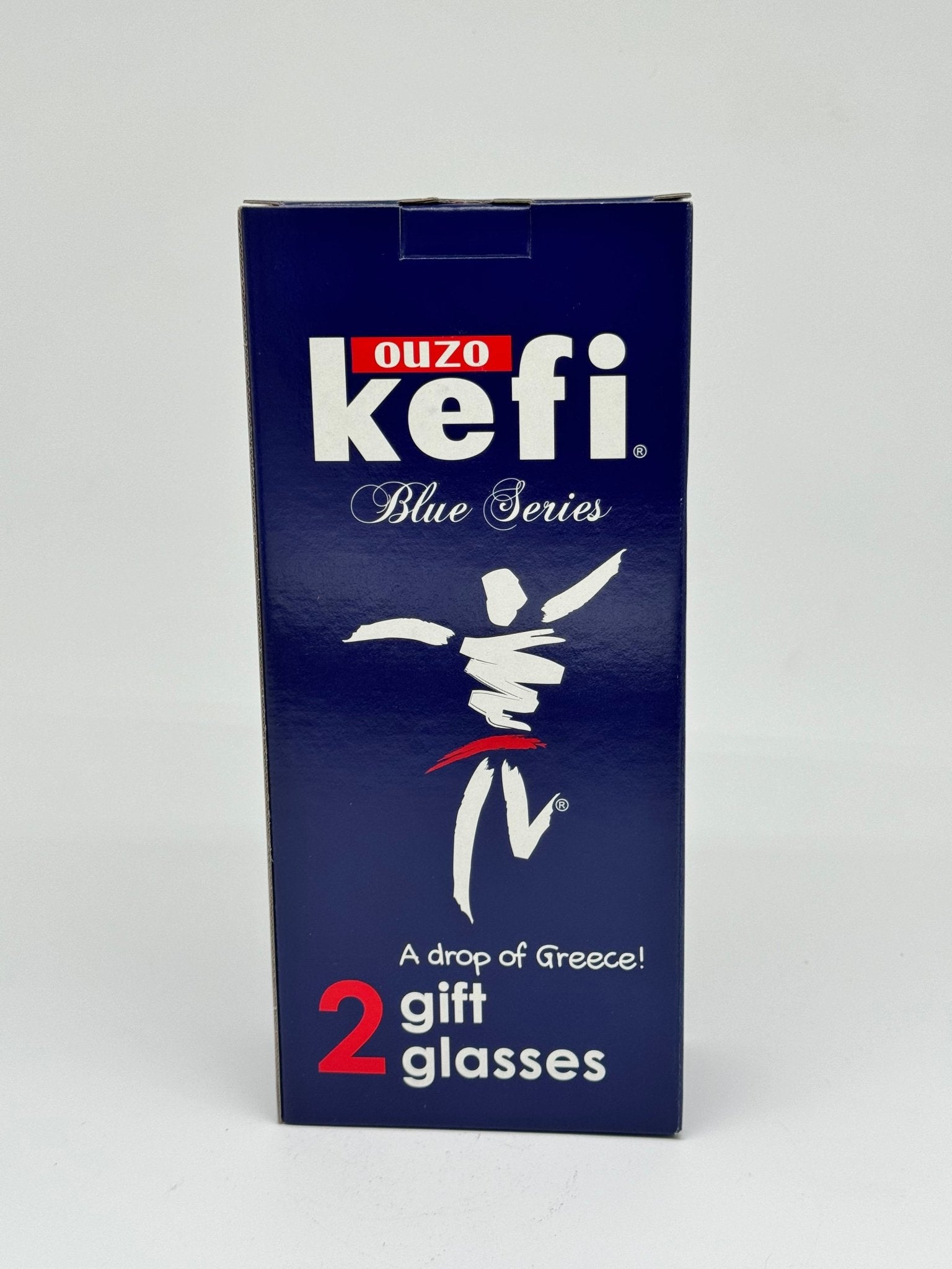 Ouzo Kefi Gift Set With 2 Glasses 750 mL Arak Ouzo   
